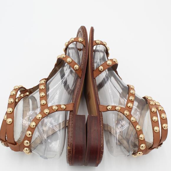 Sam Edelman Gladiator Sandal Womens Size 9.5 Studded Flats Leather Eavan - Picture 5 of 8